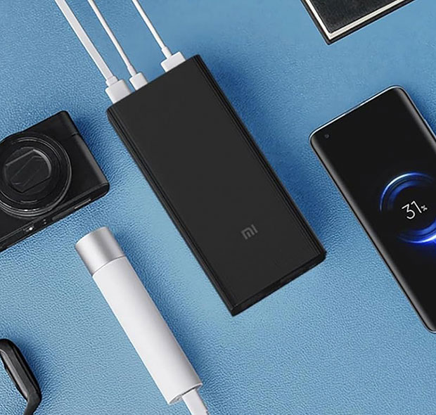 Batería externa Xiaomi de 30.000 mAh Banco de carga Xiaomi PowerBank 30.000 mAh
